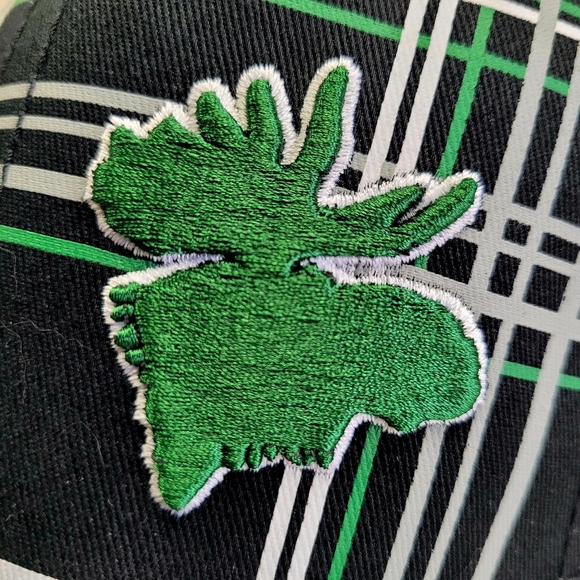 Karbon Moosehead Lager Black, Gray, White & Green Snapback Baseball Hat/Cap - Picture 7 of 10